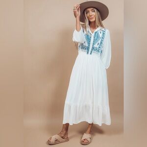 Shop Stevie Jordan Embroidered Dress